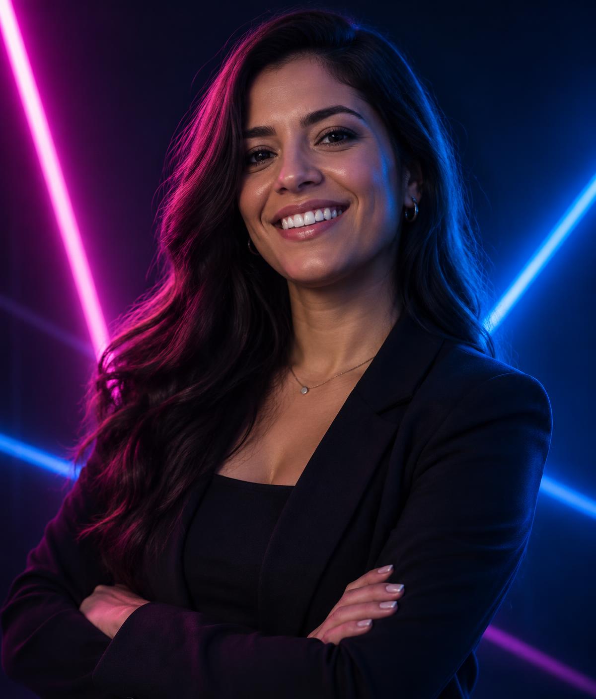 Fonoaudióloga sorrindo